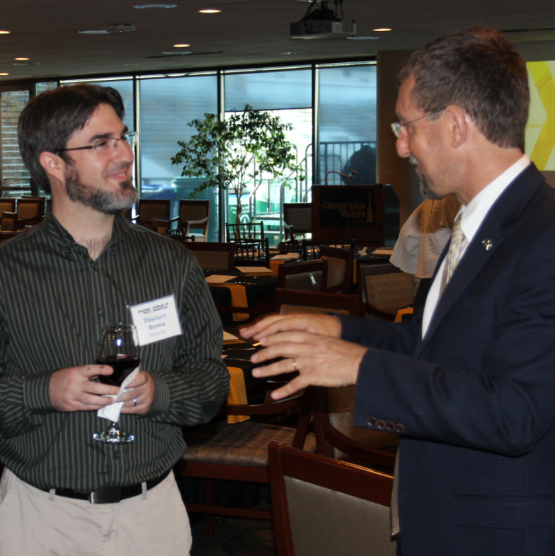 Thackery Brown (left) and Paul Goldbart (Photo by Renay San Miguel)