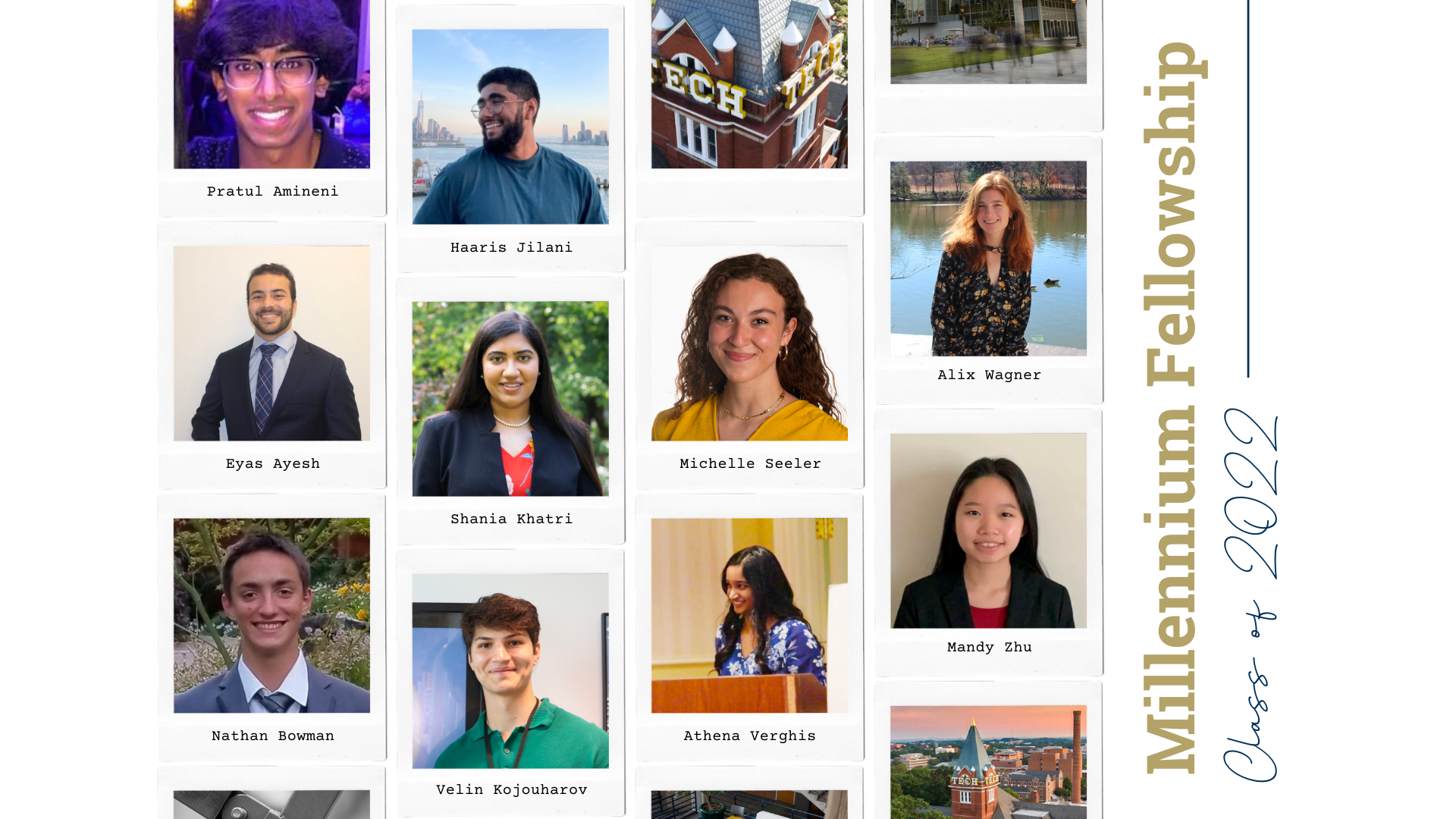 Ten Georgia Tech students were selected for the 2022 Millennium Fellowship, a joint leadership program of the Millennium Campus Network (MCN) and the United Nations Academic Impact (UNAI). 