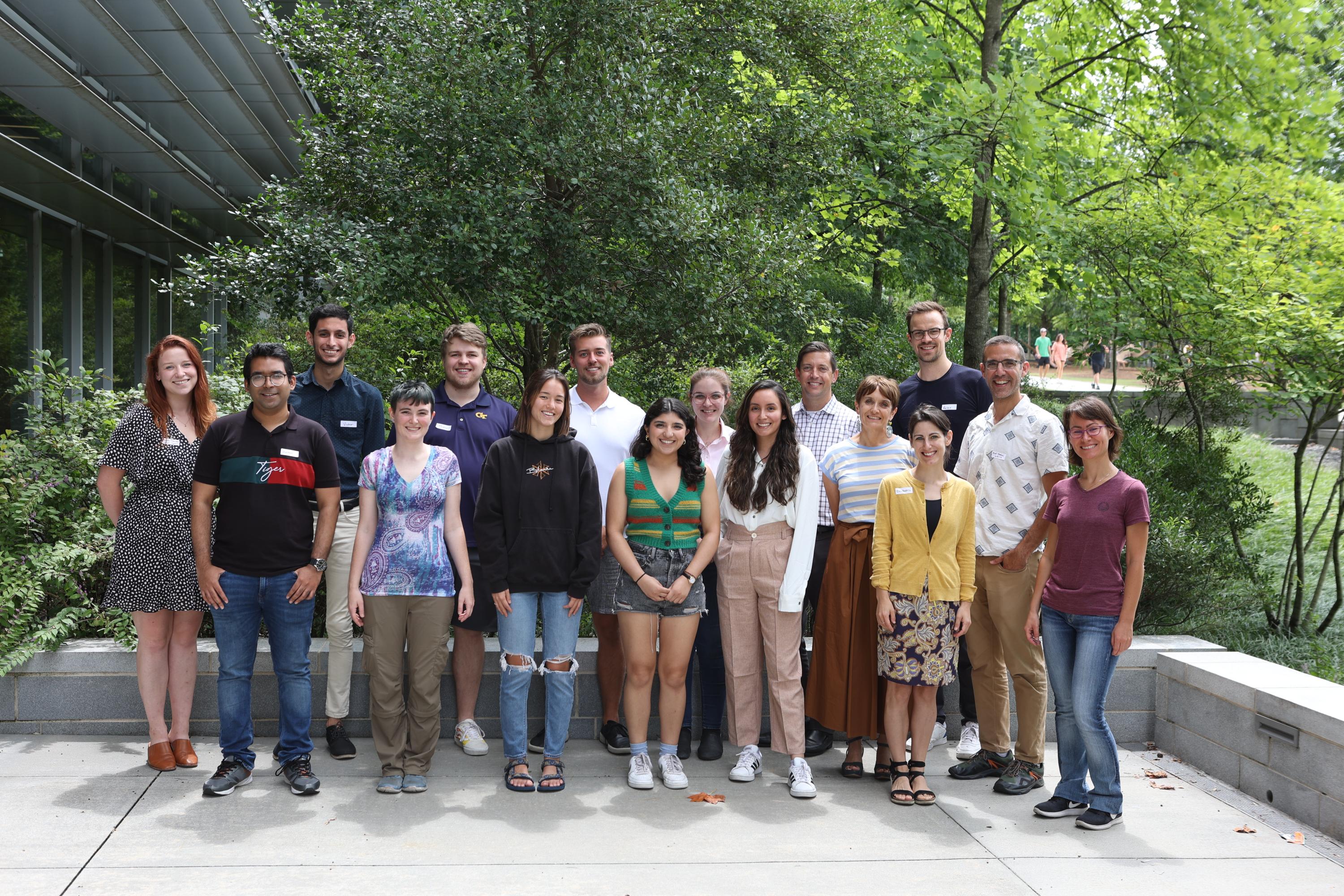 The inaugural cohort for the Interdisciplinary Health and Environment Leadership Development (IHE-LeaD) Program at Georgia Tech. Info on the cohort's fellows is found at the IHE-LeaD website. 