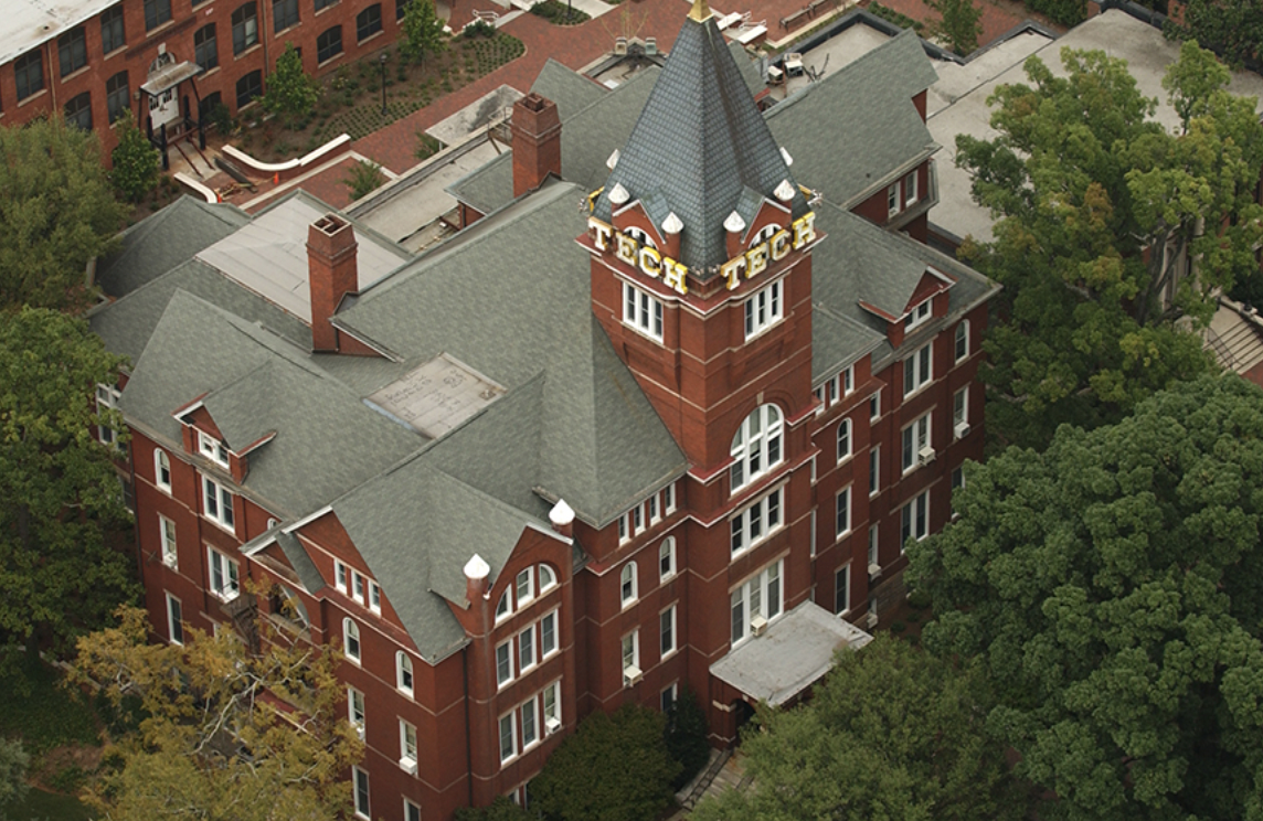 Tech Tower aerial photo