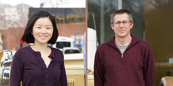 Kimberly Chen (left) and Matthew Herron (Credit: Jennifer Pentz)