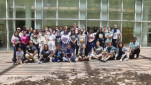 Organizers and attendees of the workshop gathered for a group photo.