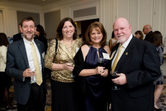 From left: Paul Goldbart, Jenny Singleton, Nancy Barnes, and Wade Barnes